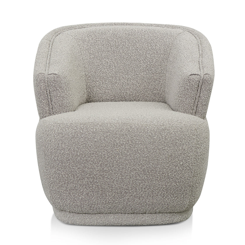 CLC8647-FS Fabric Armchair - Ash Grey Boucle