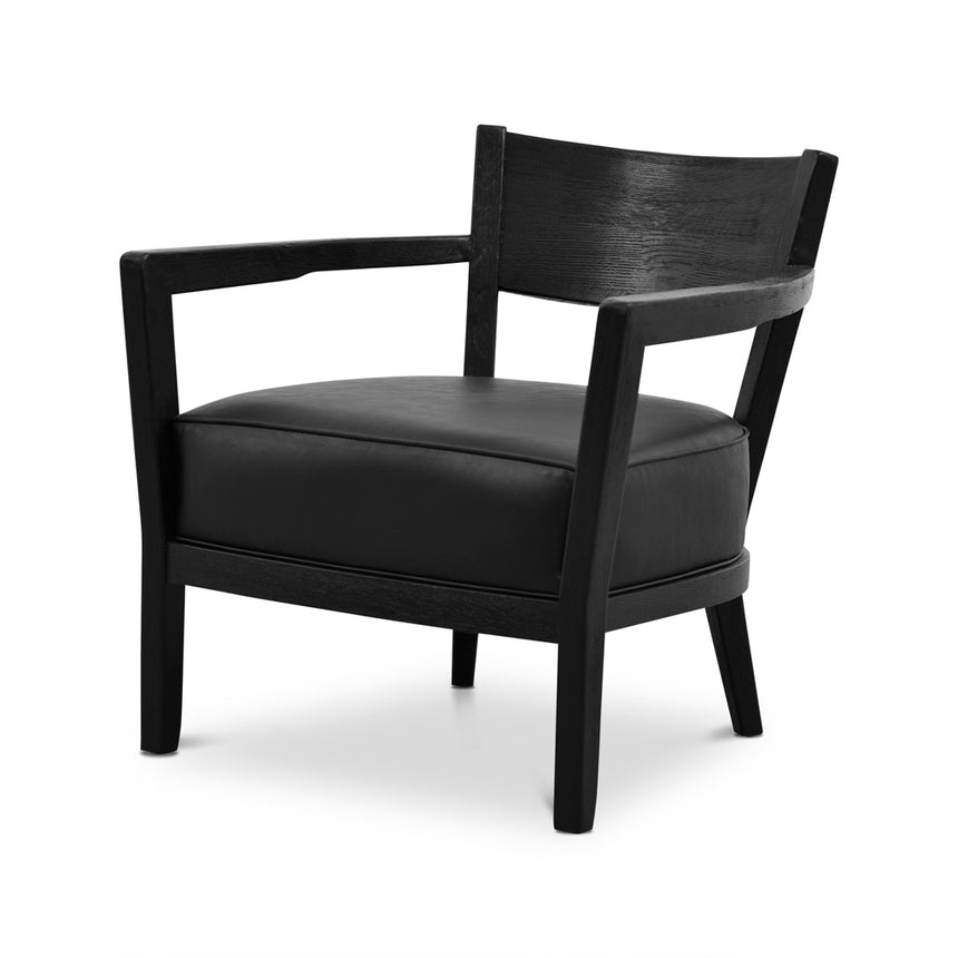 CLC6504-CH Rattan Armchair - Distress Natural and Black Seat