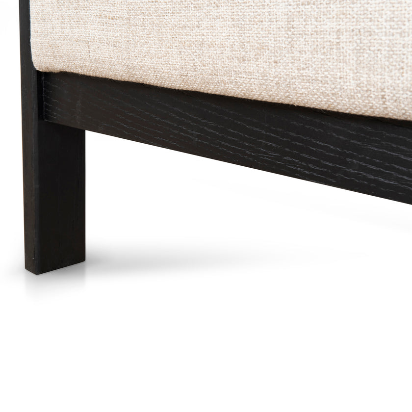Ex Display - CLC8896-NI Black Armchair - Linen