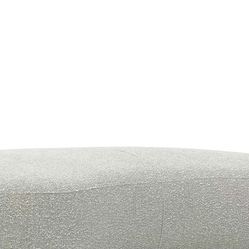 CLC8947-BS 1.8m Long Ottoman - Pearl Grey Boucle