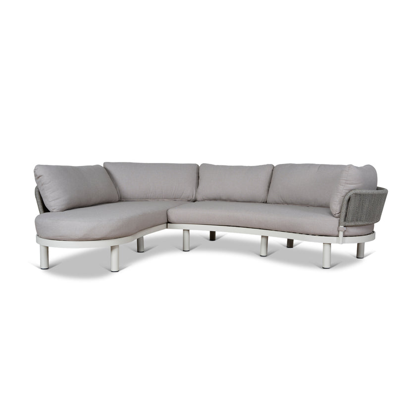 CLS12167-EM Outdoor Corner Sofa - Light Brown