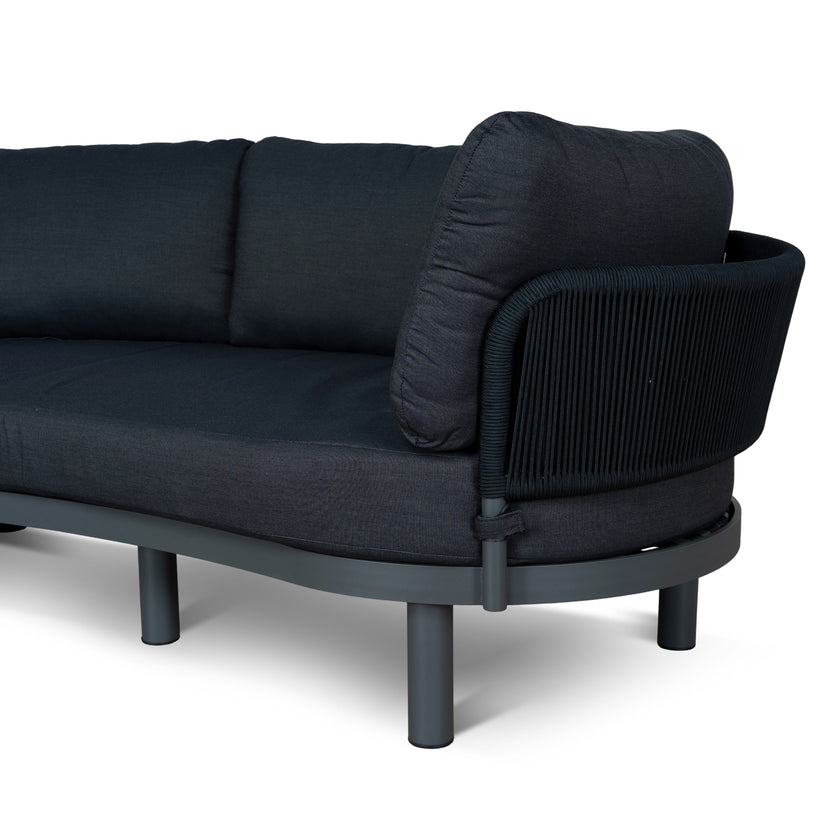 CLS12168-EM Outdoor Corner Sofa - Royal Dark Grey