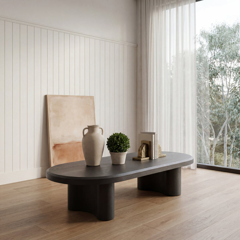 CCF8613-DW 1.5m Coffee Table - Full Black