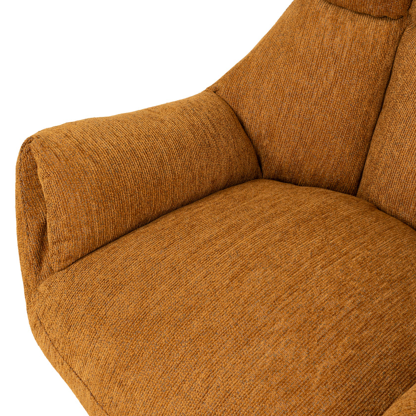 COC10289-LF Swivel Armchair - Honey Yellow