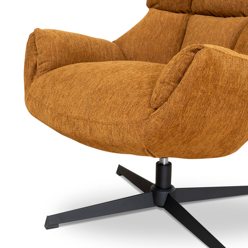 COC10289-LF Swivel Armchair - Honey Yellow