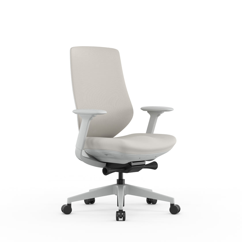 COC12628-AV Mesh Office Chair - Light Grey