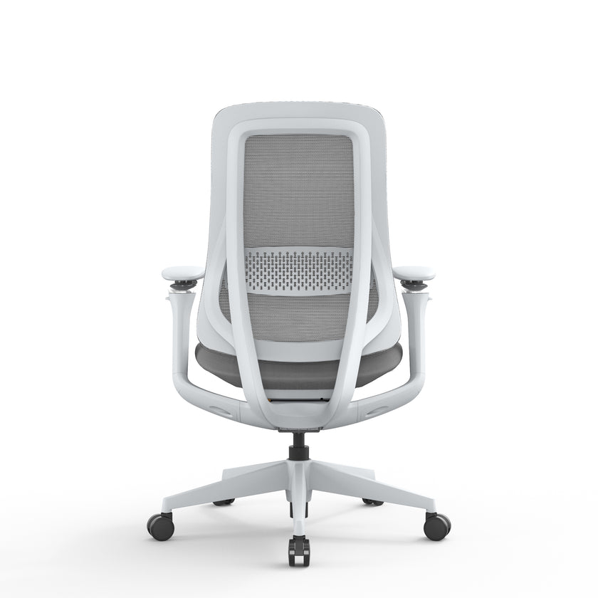 COC12630-AV Mesh Office Chair - Light Grey