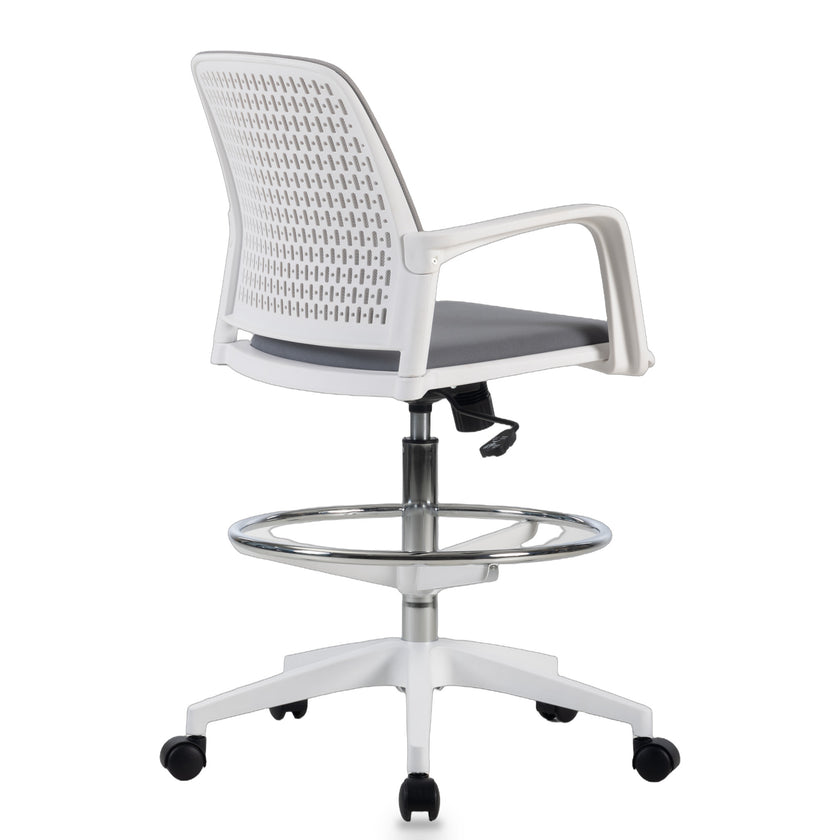 COC12812-LF Drafting Office Chair - Light Grey