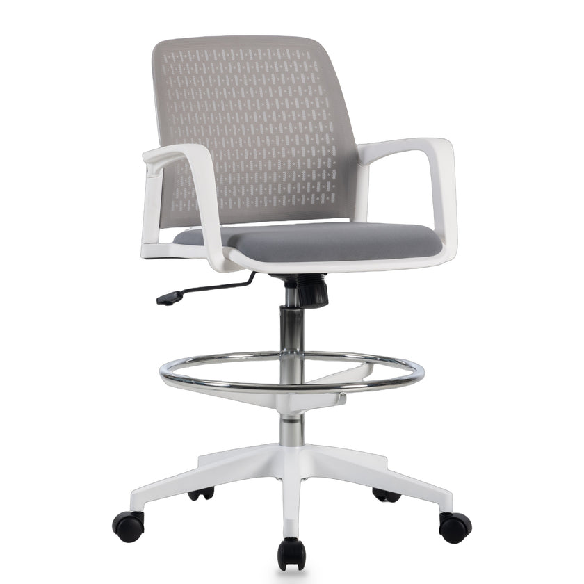 COC12812-LF Drafting Office Chair - Light Grey