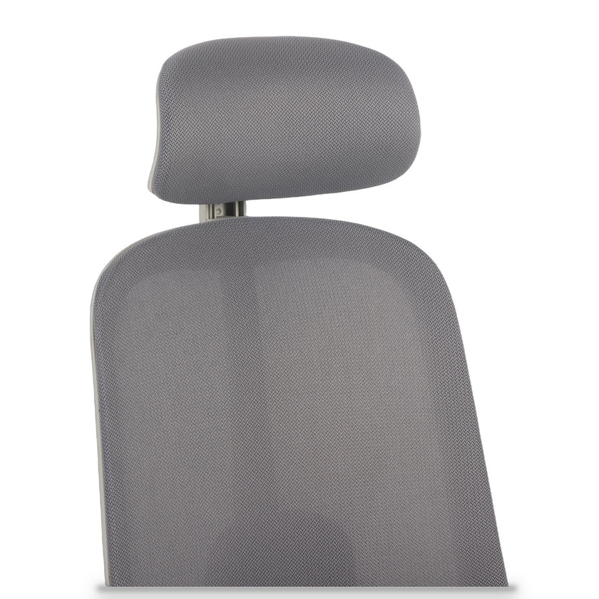 COC12813-LF Office Chair with Headrest - Carbon Grey