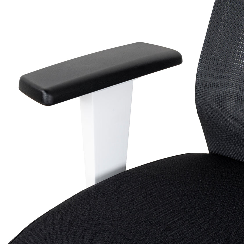 COC8257-UN Mesh Ergonomic Office Chair with Headrest - Black