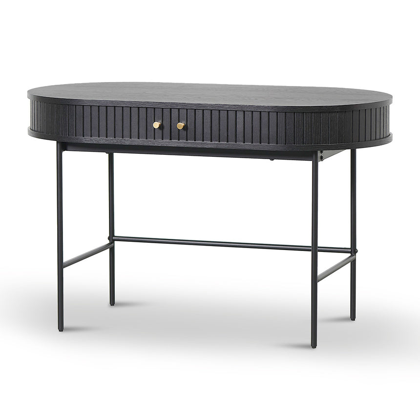 CST6782-NI Oak Side Table - Full Black