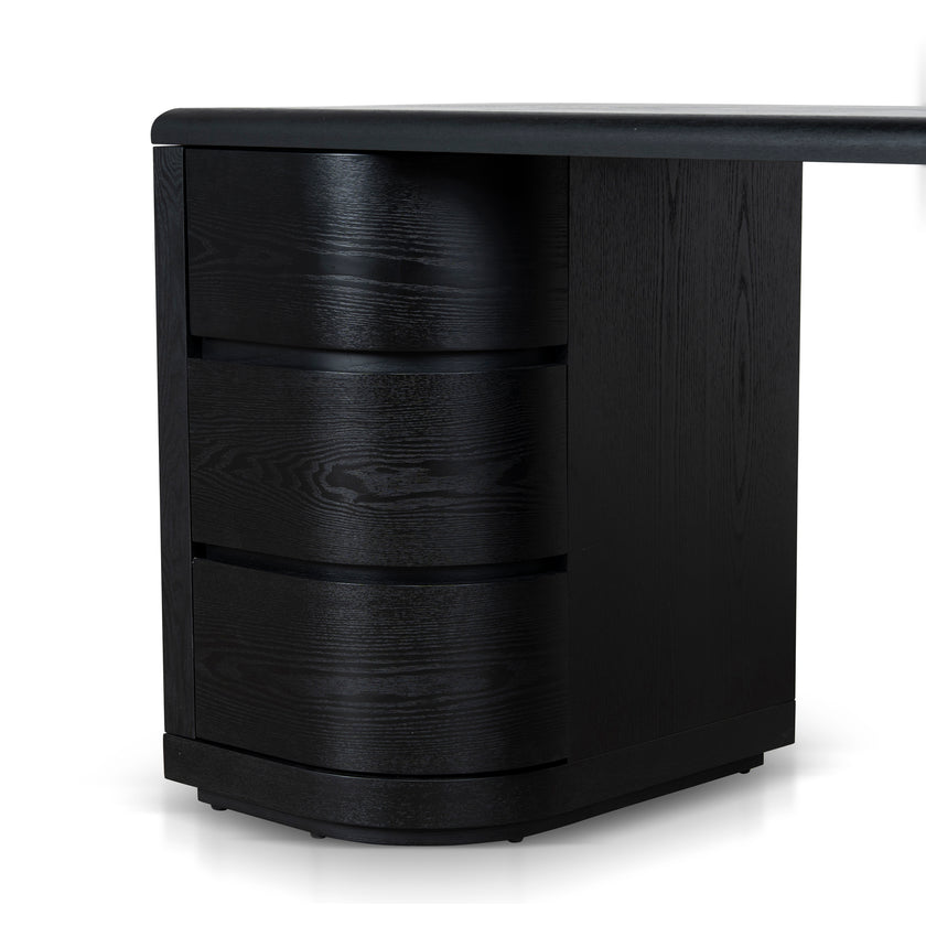 COT10282-DW 1.6m Office Desk - Full Black