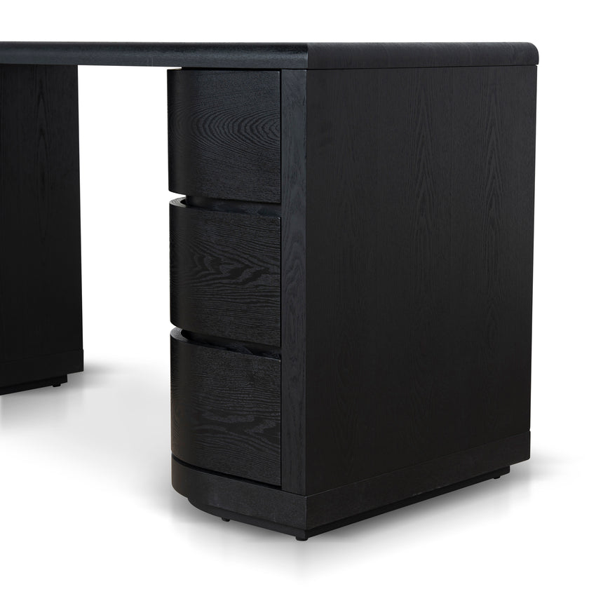 COT10282-DW 1.6m Office Desk - Full Black