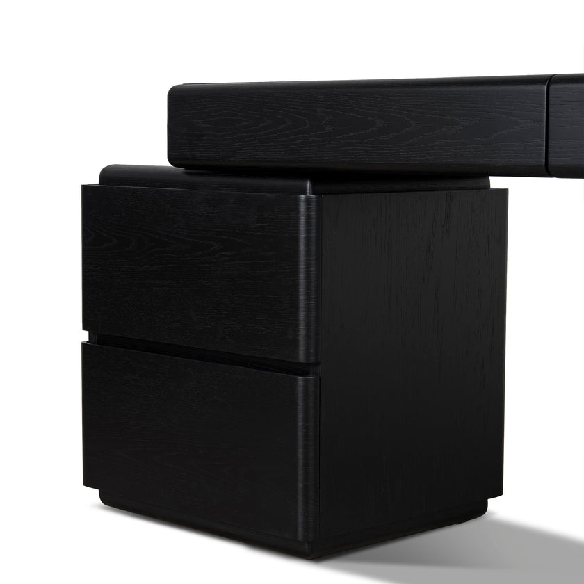 COT12390-CN 1.6m Office desk - Black Oak