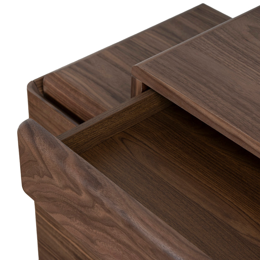 COT12391-CN 1.6m Office Desk - Walnut Veneer