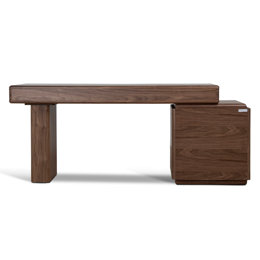 COT12391-CN 1.6m Office Desk - Walnut Veneer