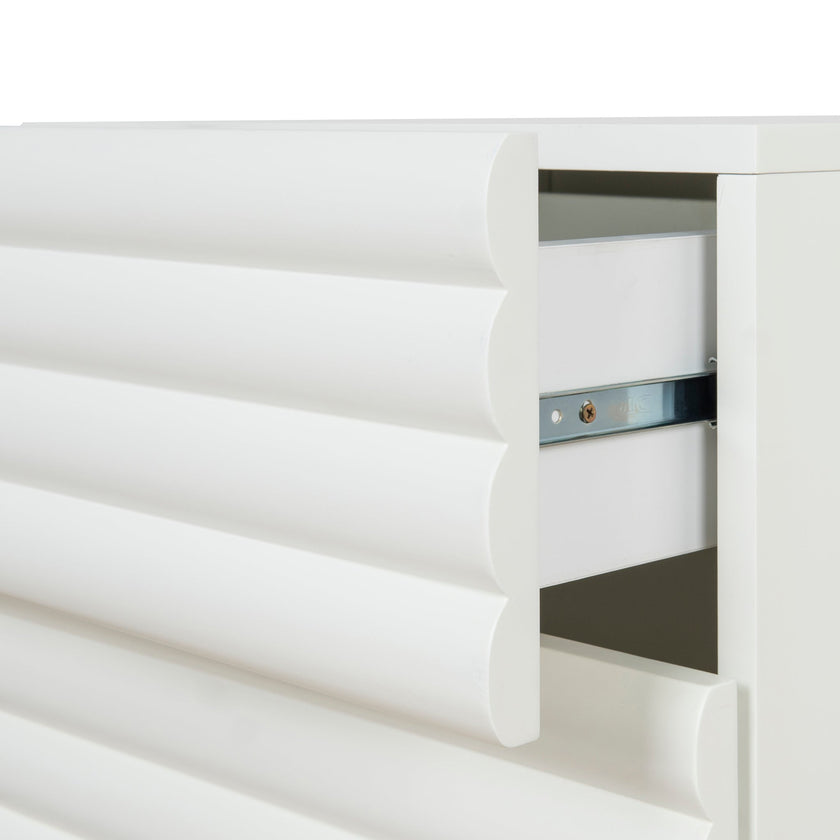 Ex Display - CST10074-KD 48cm Bedside Table - White