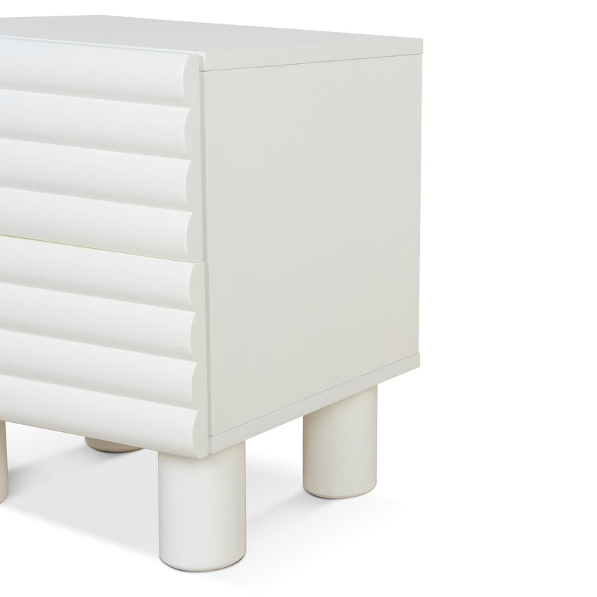 Ex Display - CST10074-KD 48cm Bedside Table - White