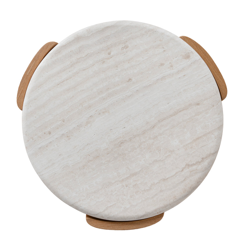CST10317-NY Nested Marble Coffee Table - Natural