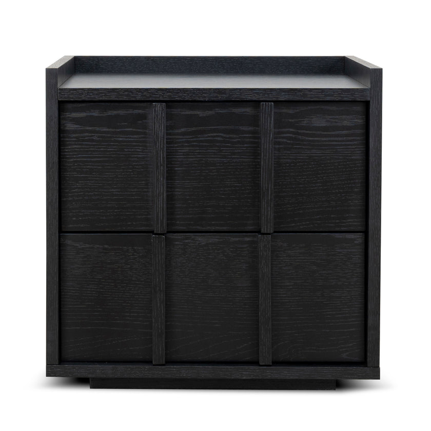CST10380-KD 50cm Bedside Table - Black