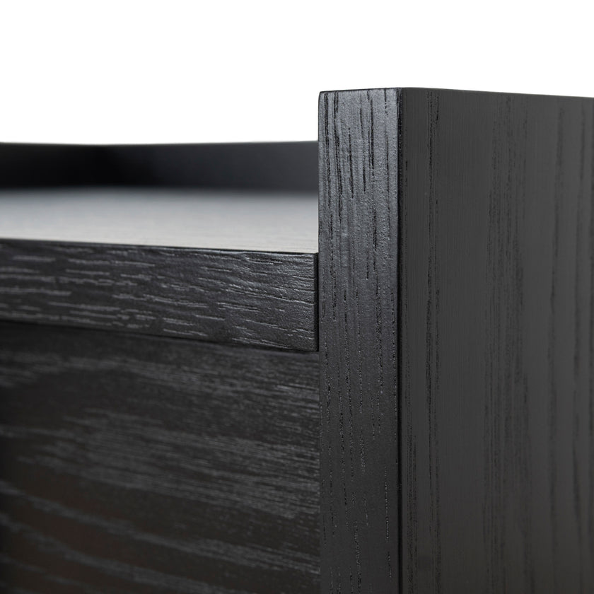 CST10380-KD 50cm Bedside Table - Black