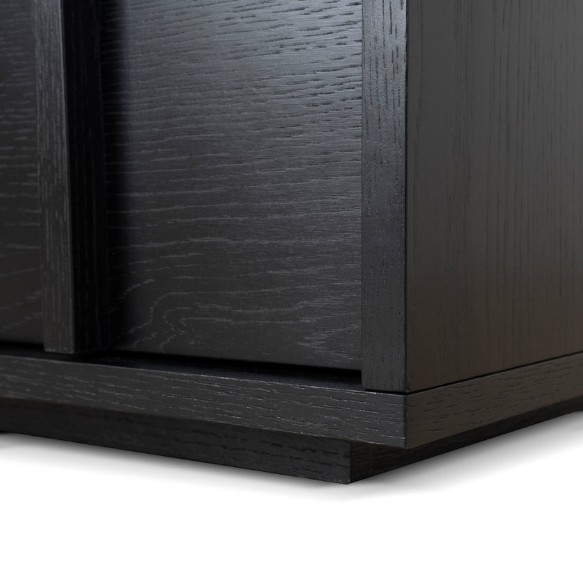 CST10380-KD 50cm Bedside Table - Black