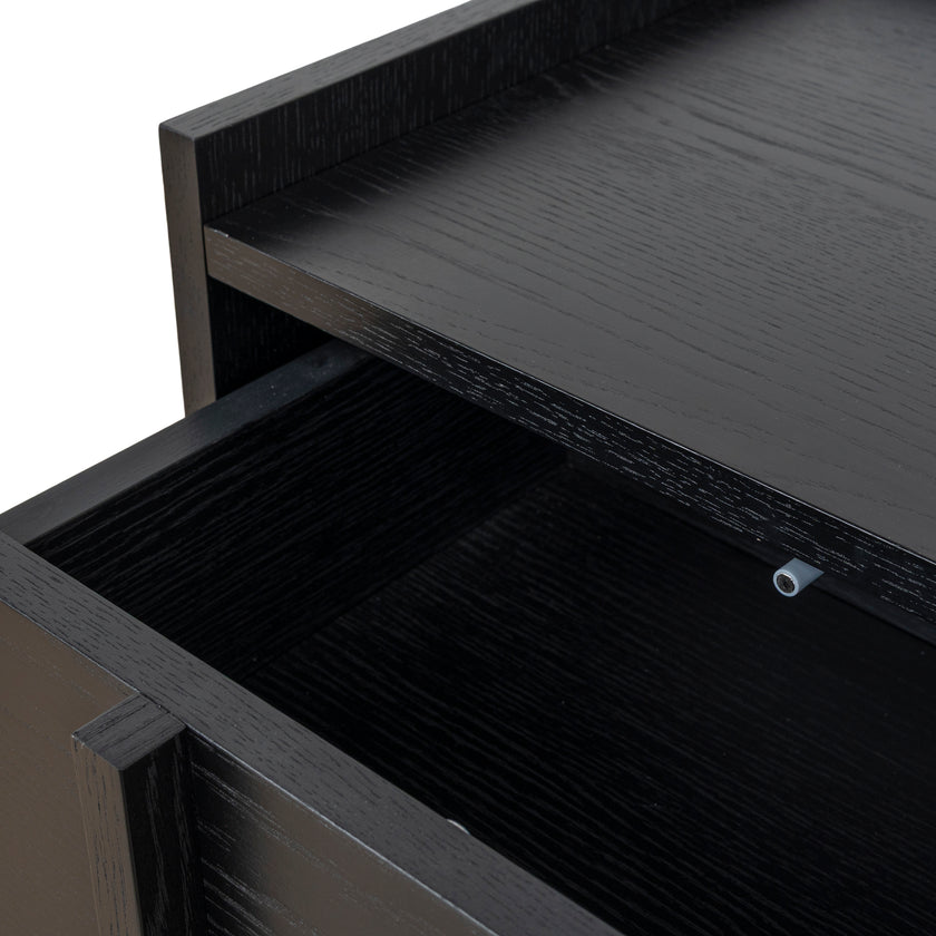 CST10380-KD 50cm Bedside Table - Black