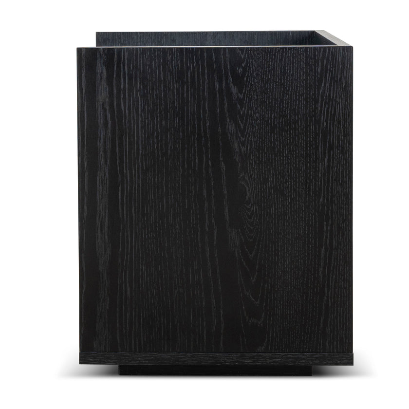 CST10380-KD 50cm Bedside Table - Black