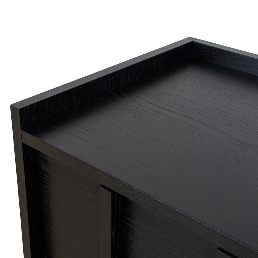 CST10380-KD 50cm Bedside Table - Black