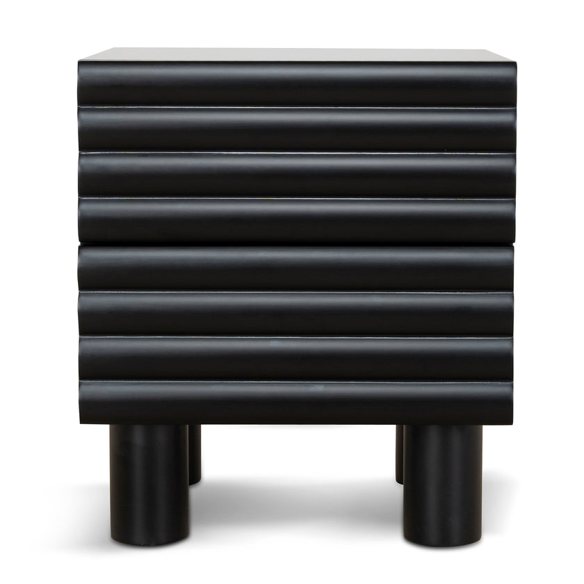 Ex Display - CST10384-KD 48cm Bedside Table - Matte Black