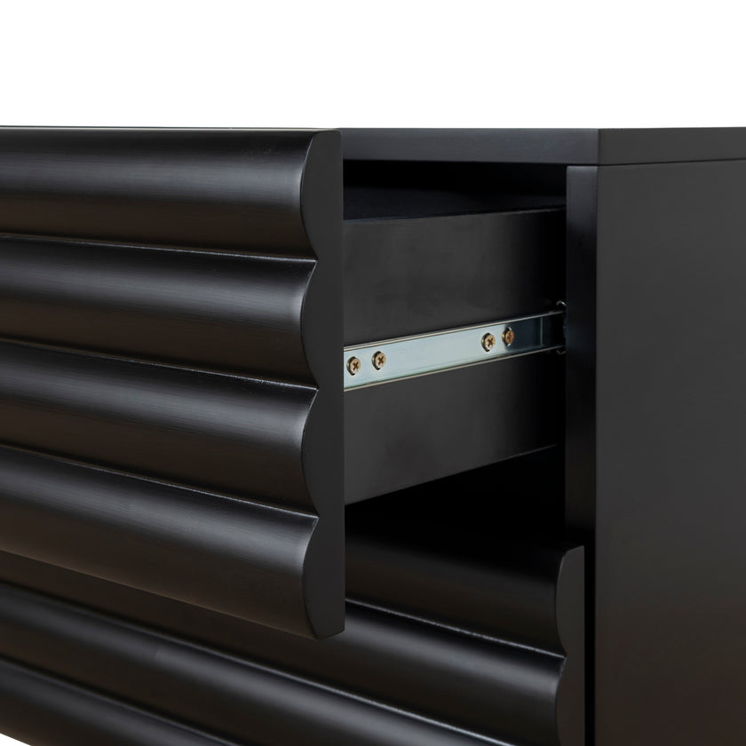 Ex Display - CST10384-KD 48cm Bedside Table - Matte Black