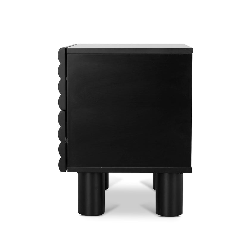 Ex Display - CST10384-KD 48cm Bedside Table - Matte Black