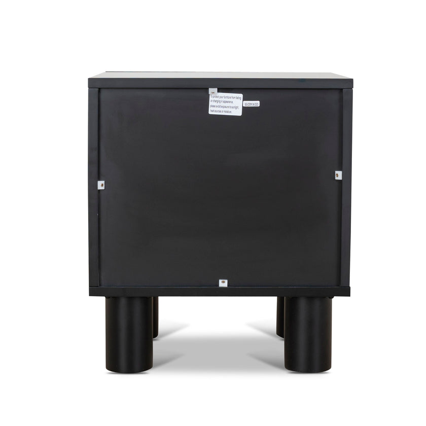 Ex Display - CST10384-KD 48cm Bedside Table - Matte Black