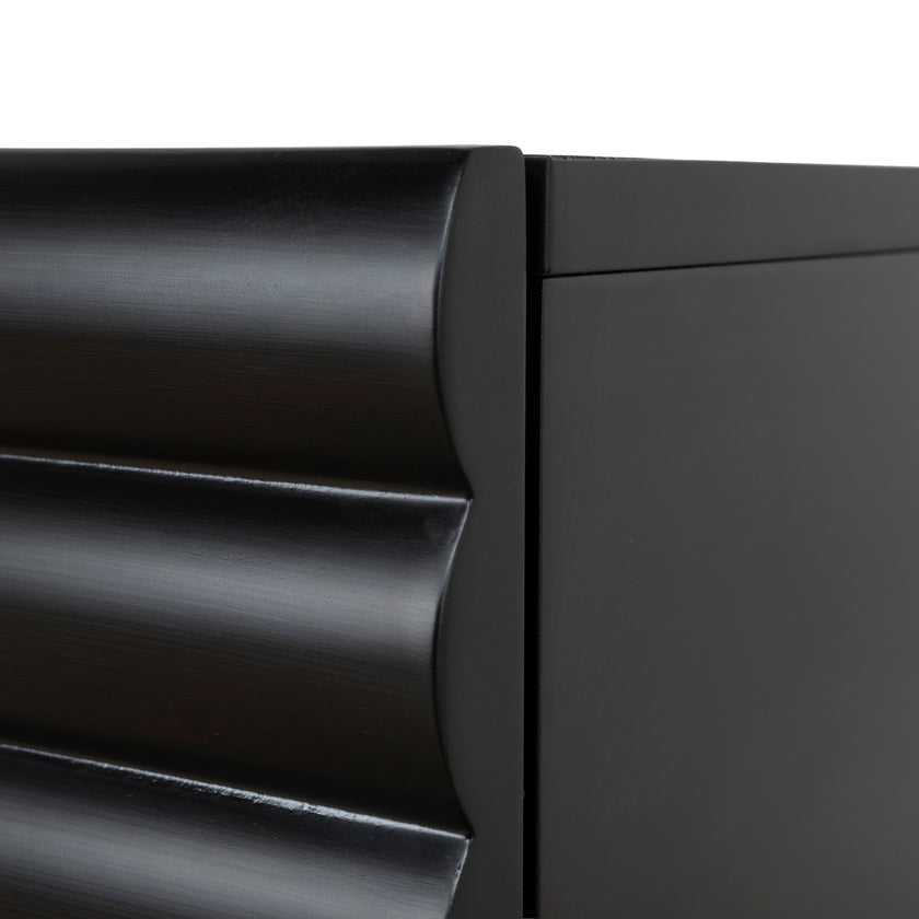 Ex Display - CST10384-KD 48cm Bedside Table - Matte Black