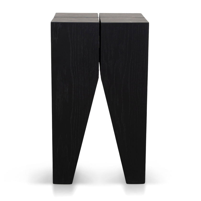 CST10426-NI 27cm Square Side Table - Full Black