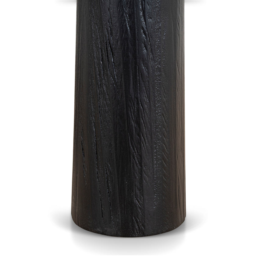 Ex Display - CST10427-NI 45cm Round Side Table - Full Black