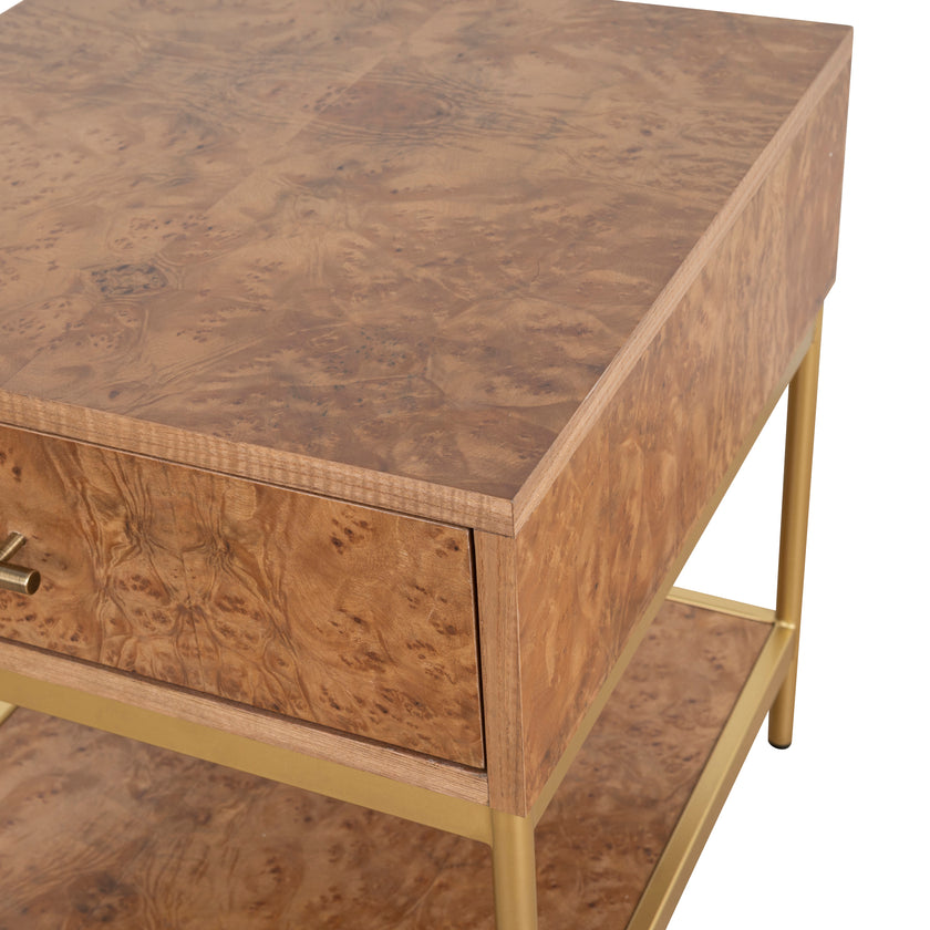 CST10429-NI 50cm Square Bedside Table - Natural
