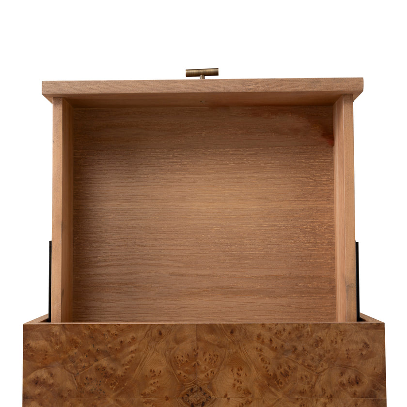 CST10429-NI 50cm Square Bedside Table - Natural