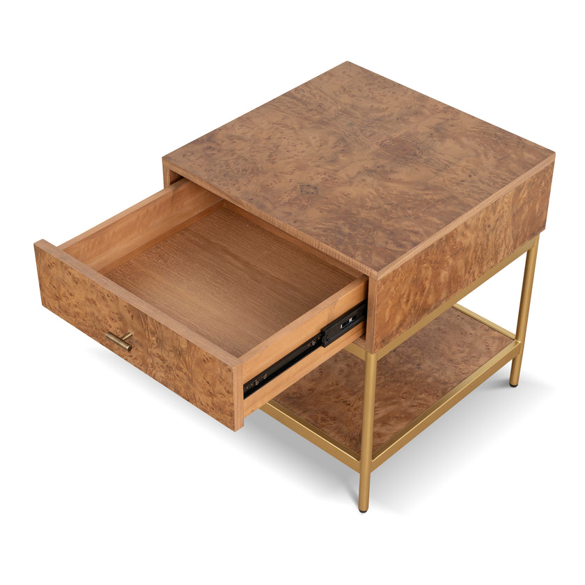 CST10429-NI 50cm Square Bedside Table - Natural