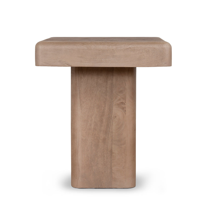 CST12031-RB 45cm Side Table - Natural