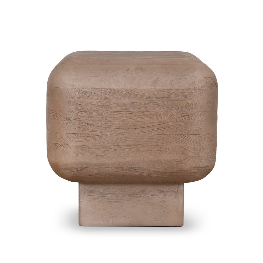 CST12032-RB 45cm Side Table - Natural