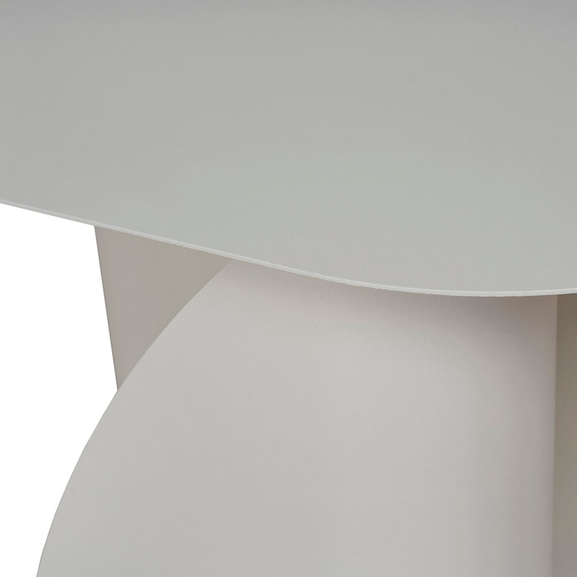 CST12070-BC 50cm Side Table - Ivory White