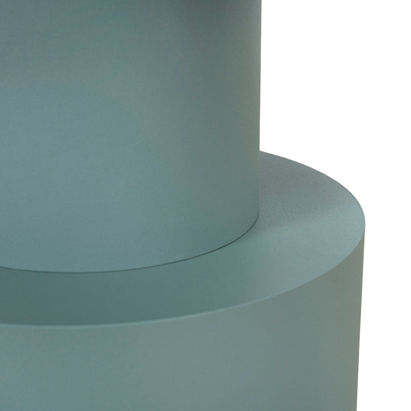 CST12080-BC 40cm Round Side Table - Derbo Sage Green