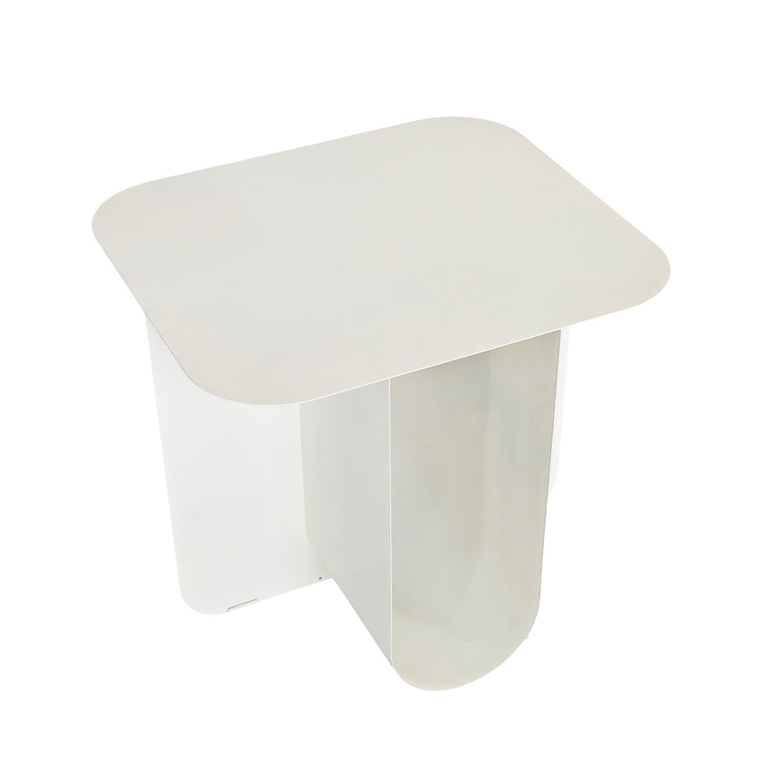 CST12085-BC 45cm Side Table - Ivory White