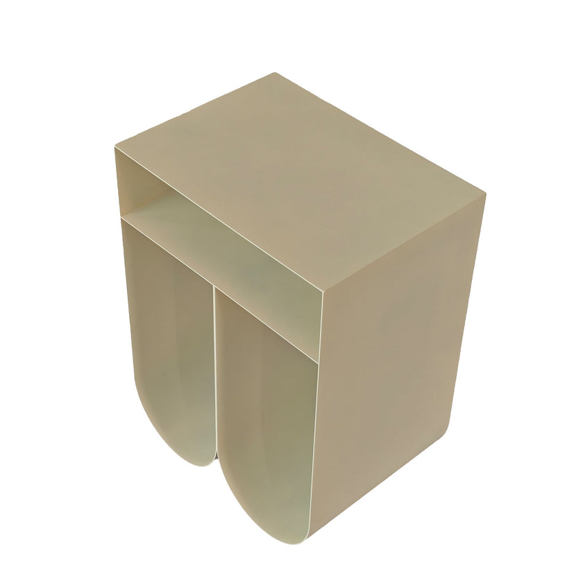 CST12088-BC 35.5cm Side Table - Ivory White