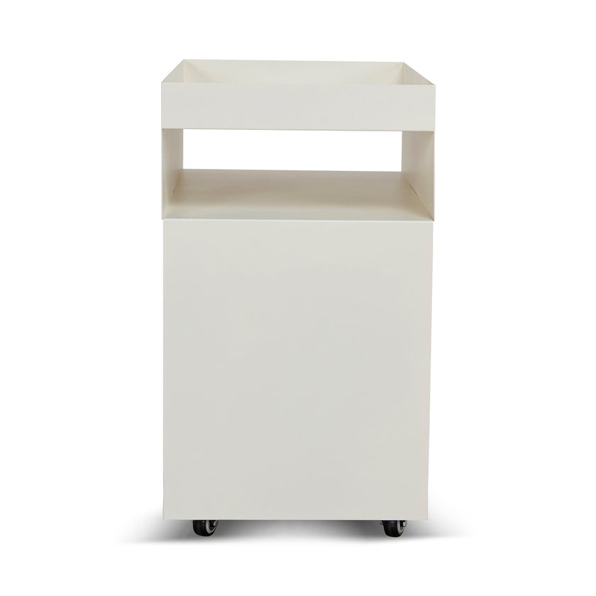 CST12095-BC 60cm Side Table - Ivory White
