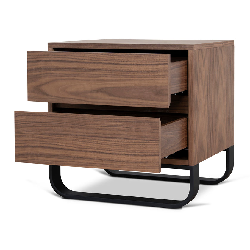 CST12099-BB 55cm Bedside Table - Walnut