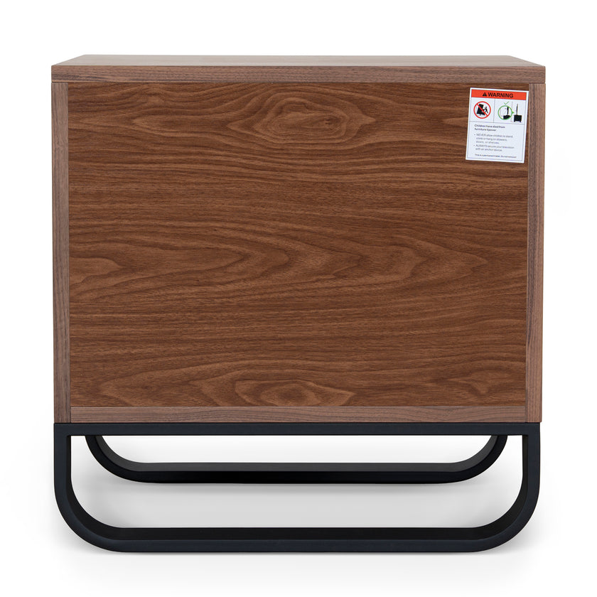 CST12099-BB 55cm Bedside Table - Walnut