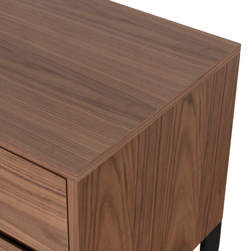 CST12099-BB 55cm Bedside Table - Walnut